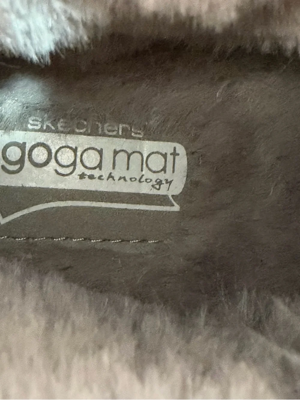 Skechers On The Go 400 Blaze Boots 5 Taupe Suede Faux Fur Goga Mat NWOB